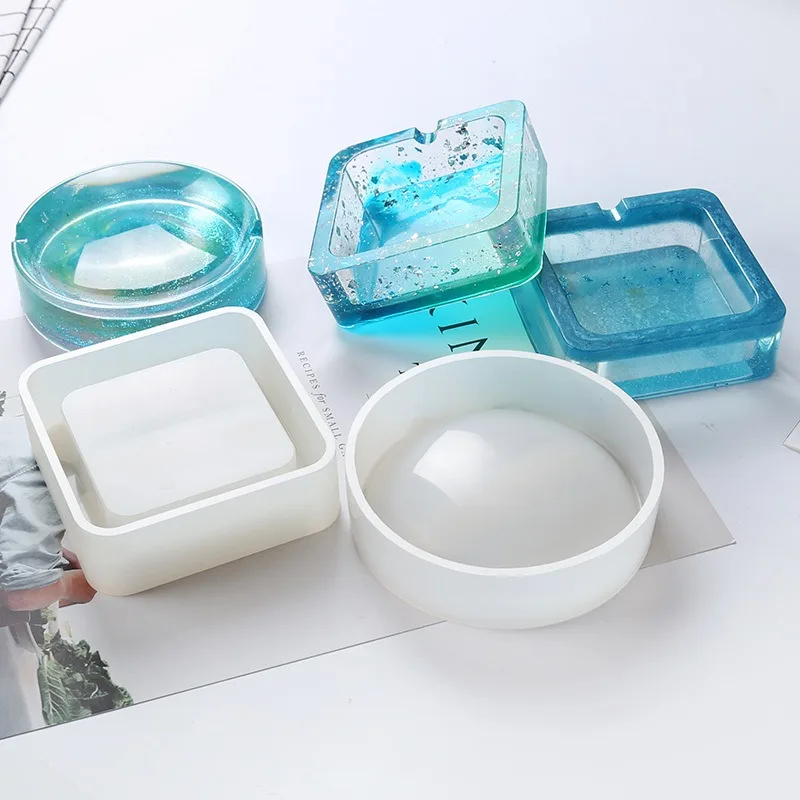 Resin Art Heart - Molde de silicone cinzeiro resina molde