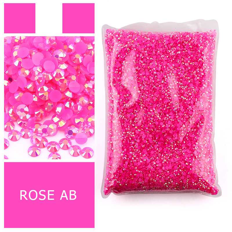 Resin Art Quantity - Strass de Resina Rosa Choque com