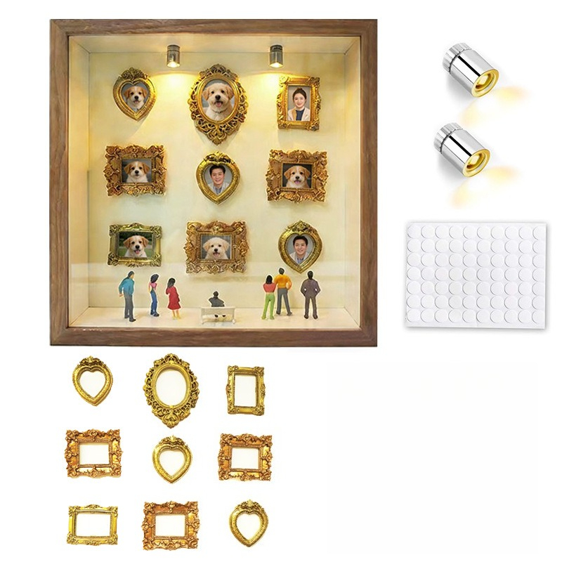 Resin Art For Photo Frame - Kit Criativo de Exibição de Memórias
