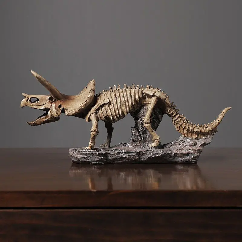 Resin Art Decoration Items - Modelo de Fóssil de Dinossauro Simulado,