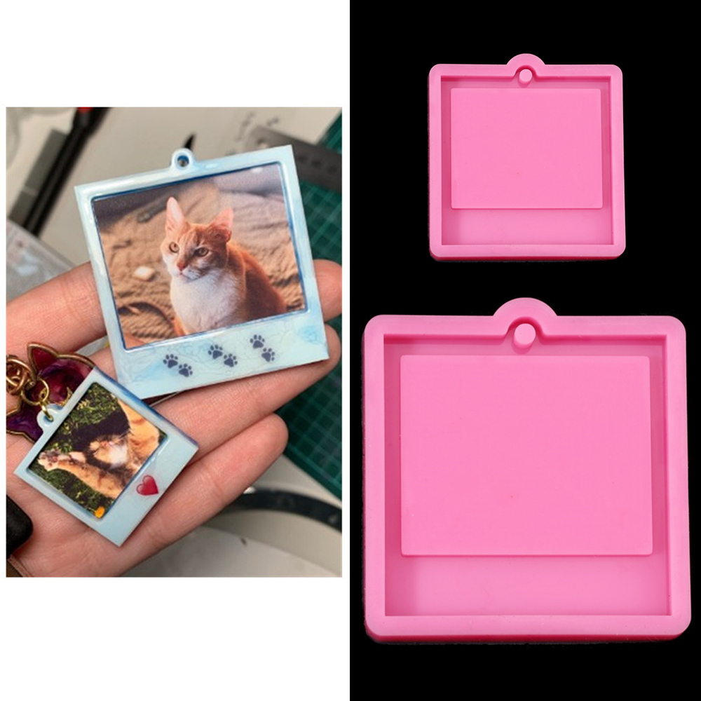 Resin Art For Photo Frame - Moldura de foto resina epóxi chaveiro