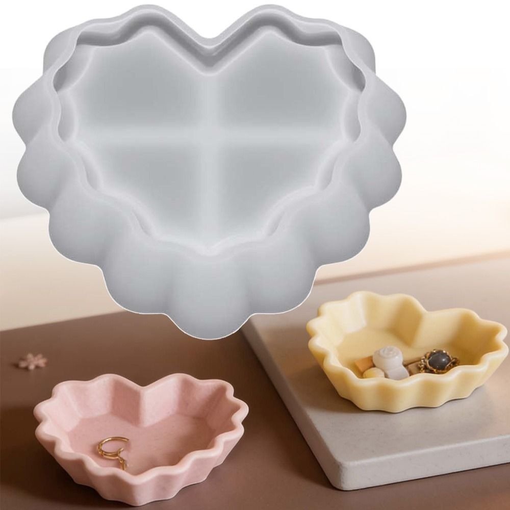 Resin Art Heart - Molde de Silicone para Resina Epóxi