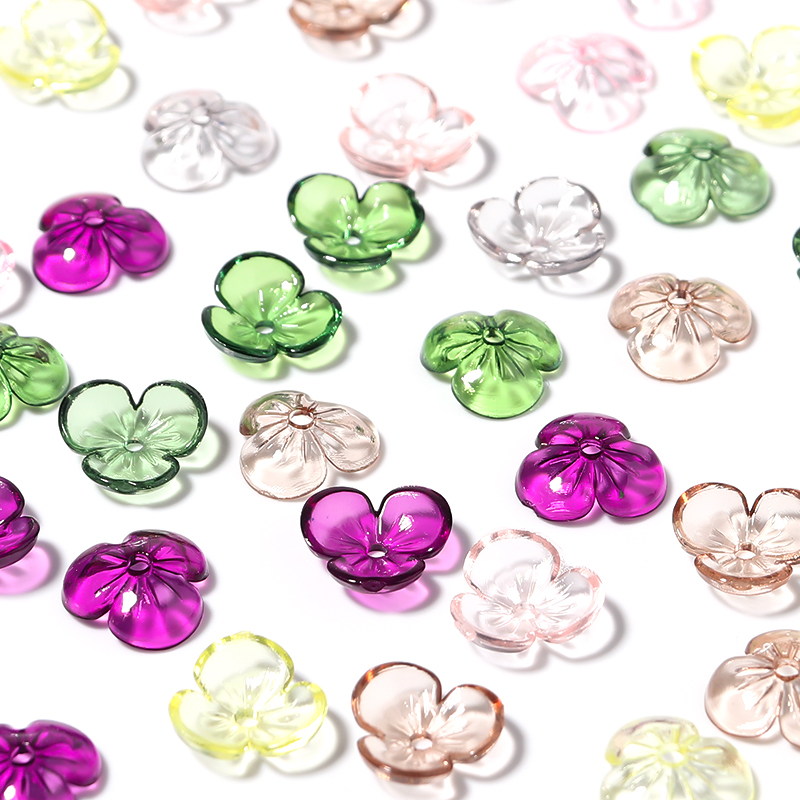 Resin Art Jewellery Kit - 20 pçs/lote transparente resina pétala contas