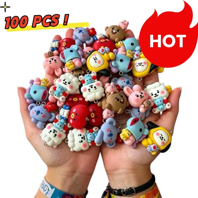 Resin Art Jewellery Kit - 7 peças de pingentes de resina