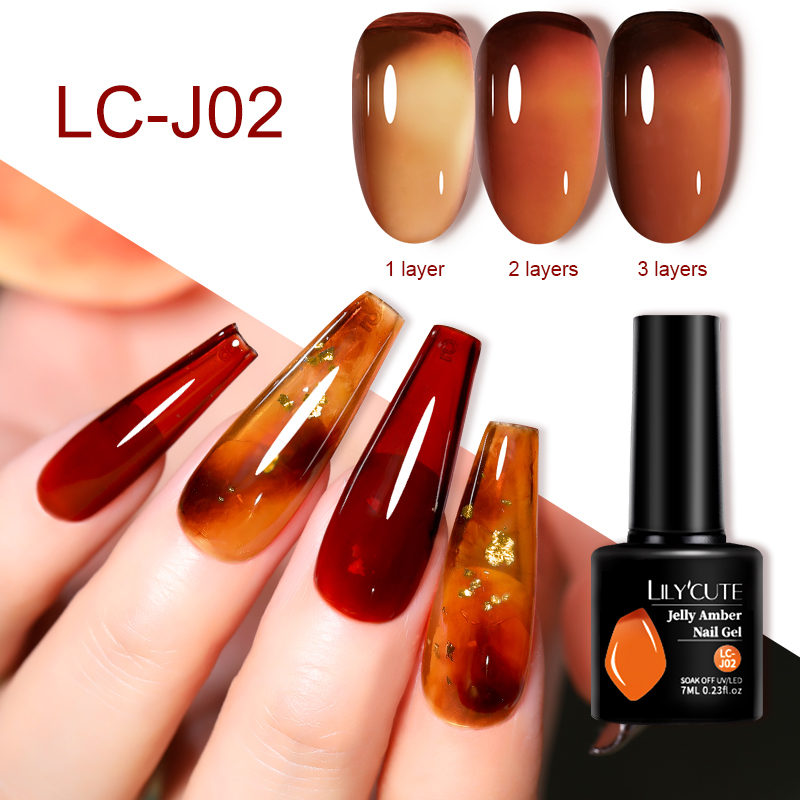 LILYCUTE 7ML Jelly Âmbar Gel U - Resin Art Varnish avaliação e preço