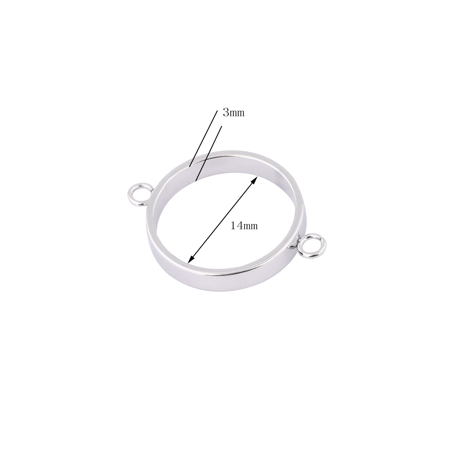 10 pçs de aço inoxidável 14mm  - Resin Art Jewellery Kit avaliação e preço