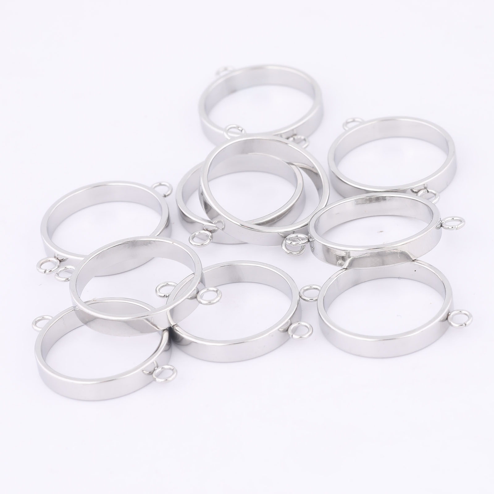 10 pçs de aço inoxidável 14mm  - Resin Art Jewellery Kit avaliação e preço