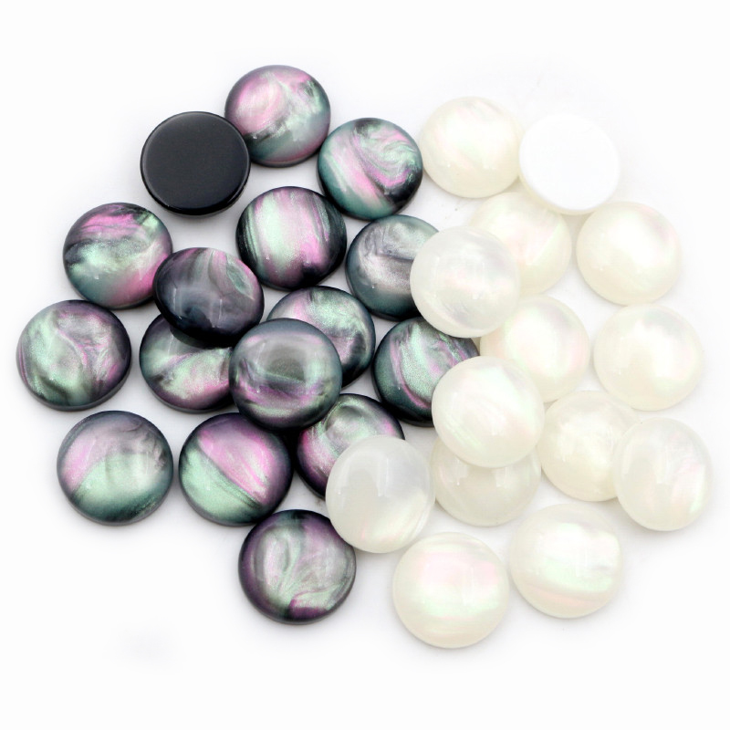 40 peças 8mm 10mm 12mm cabochõ - Resin Art Jewellery Kit avaliação e preço