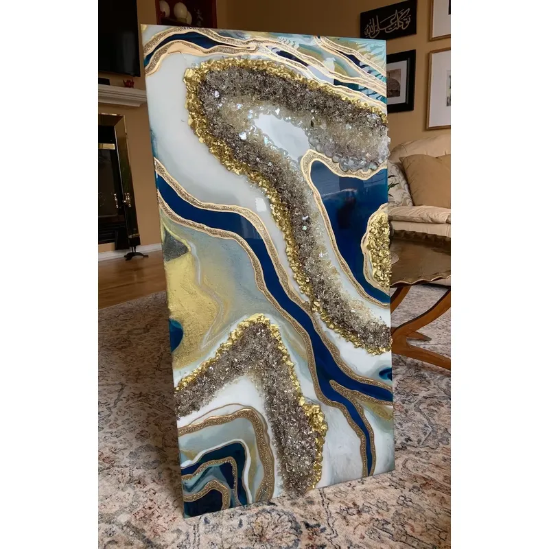 Decoração de Parede em Resina  - Resin Art Geode avaliação e preço