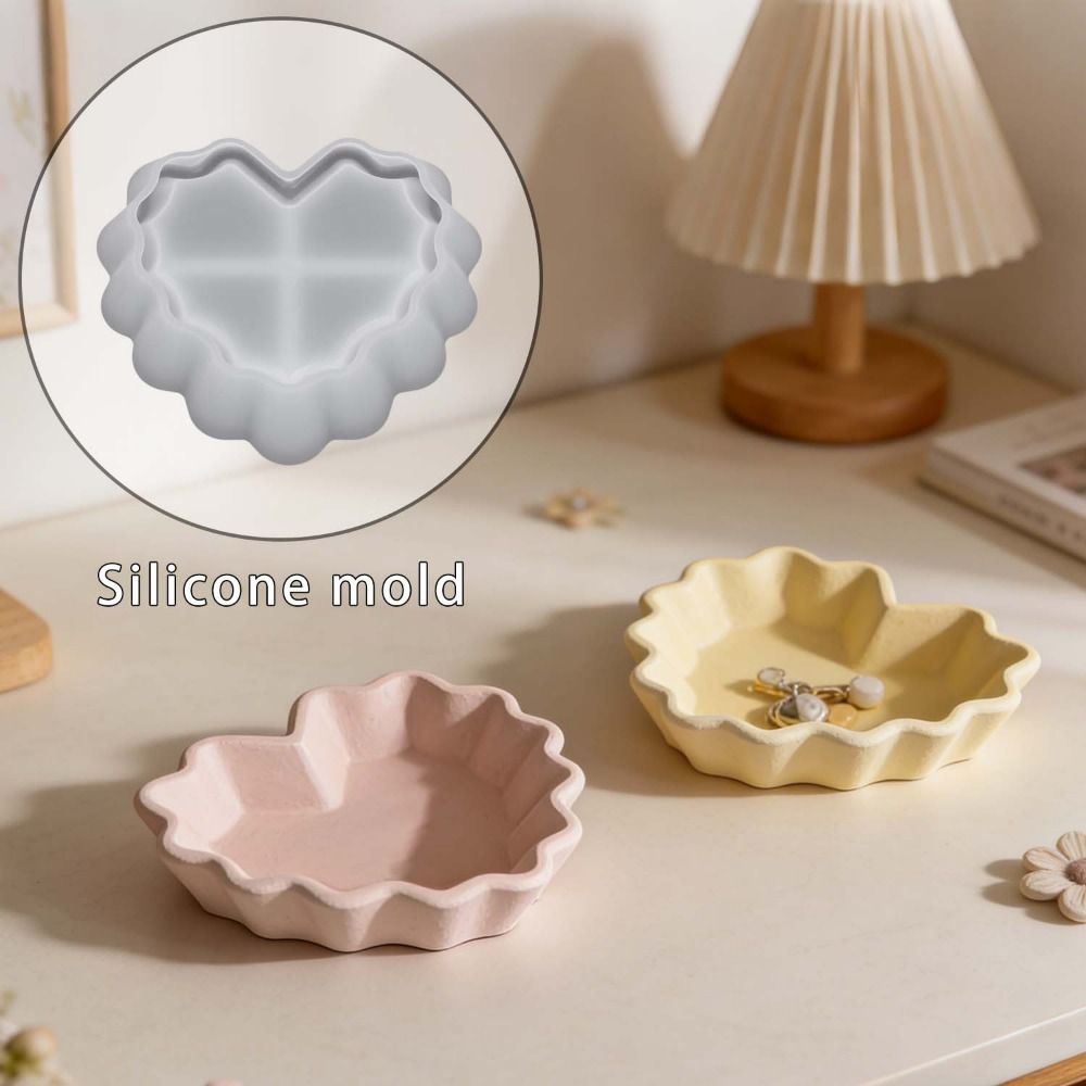 Molde de Silicone para Resina  - Resin Art Heart avaliação e preço