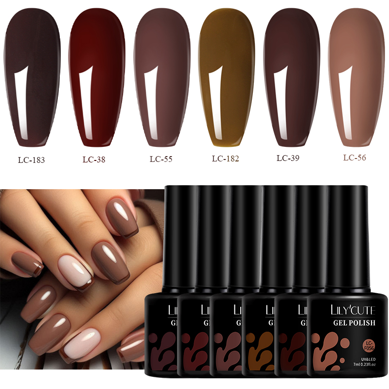 LILYCUTE 6 Pçs/set 7ML Esmalte - Resin Art Varnish avaliação e preço
