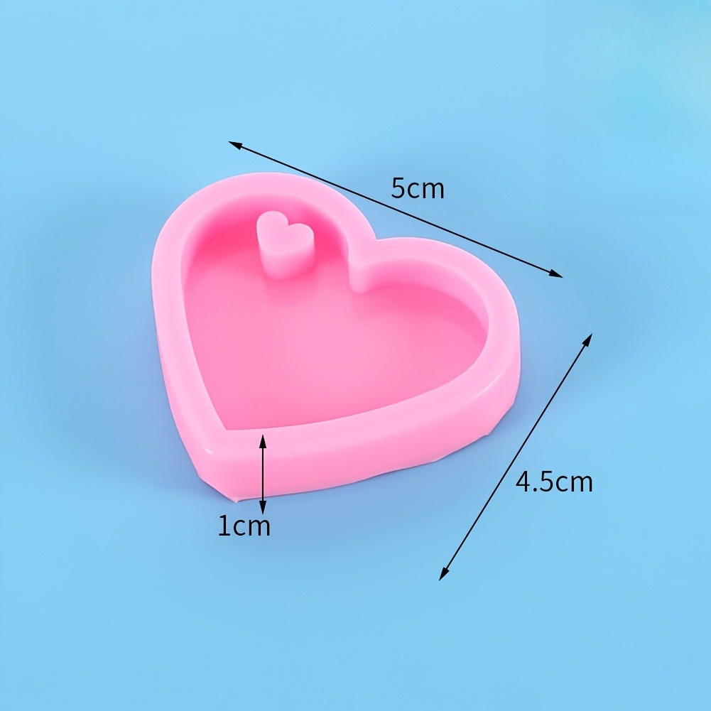 Molde de Silicone para Pingent - Resin Art Heart avaliação e preço
