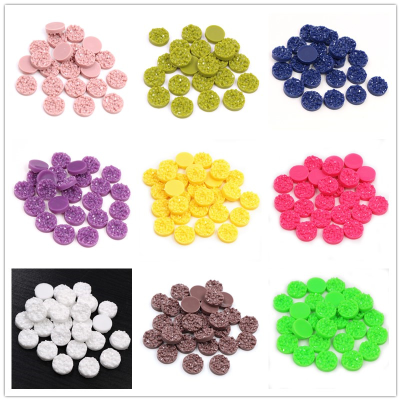40 peças cabochões druzy de re - Resin Art Jewellery Kit avaliação e preço
