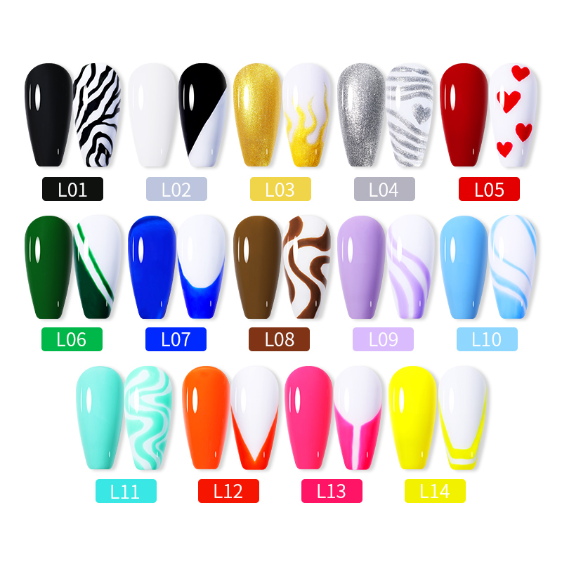 Lilycute 5ml branco preto forr - Resin Art Varnish avaliação e preço