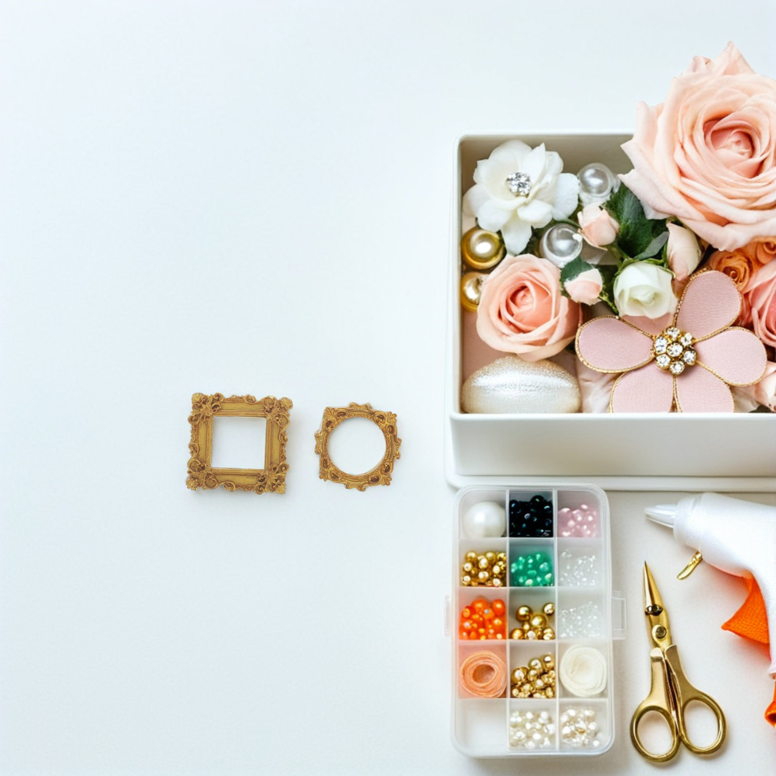 8 unidades de mini molduras de - Resin Art Foto avaliação e preço