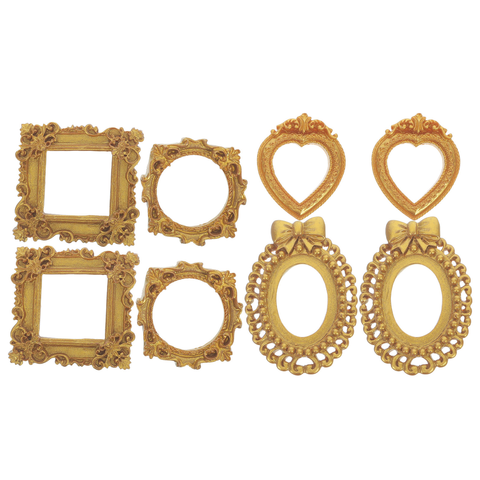 8 unidades de mini molduras de - Resin Art Foto avaliação e preço