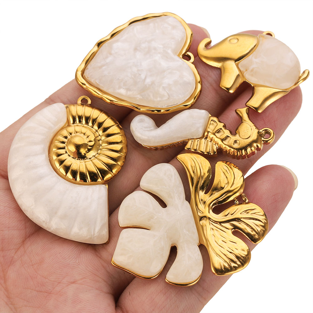 2 Peças de Pingentes Grandes d - Resin Art Jewellery Kit avaliação e preço