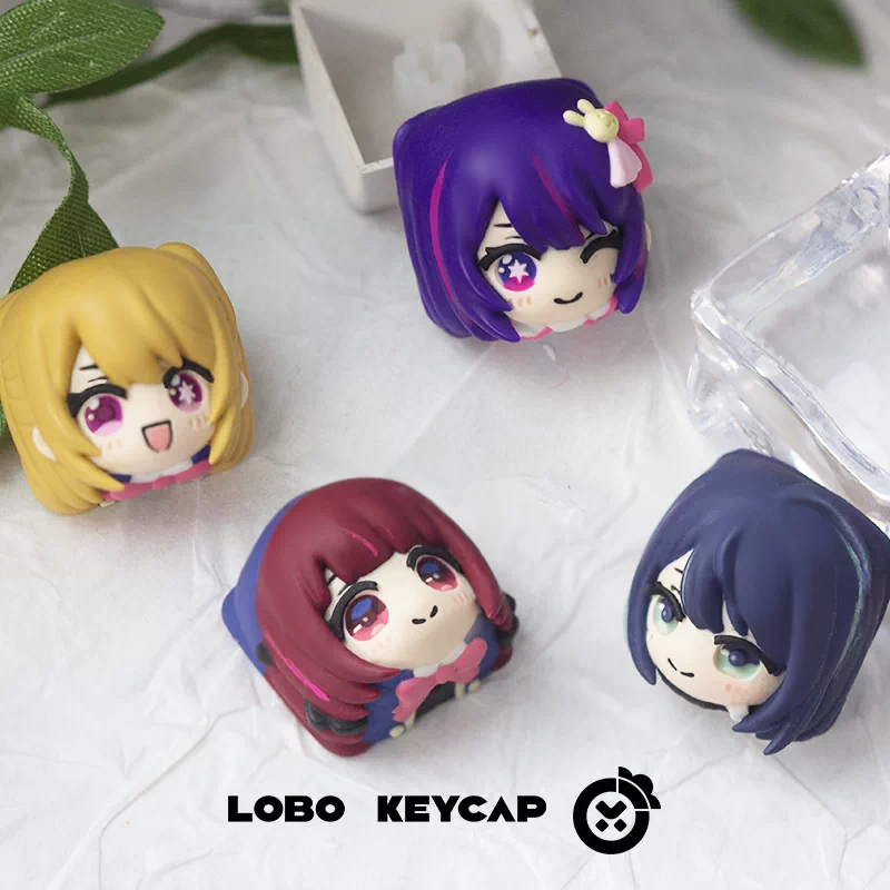 Keycap de Resina Lobo Art Oshi - Resin Art Decoration Items avaliação e preço