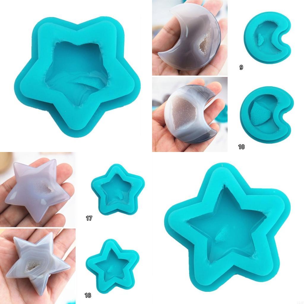 Moldes silicone pedras precios - Resin Art Geode avaliação e preço