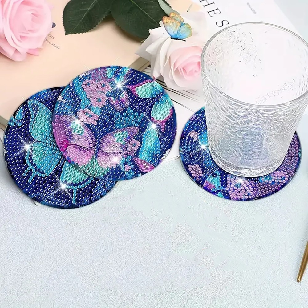 8 Porta-Copos de Pintura Diama - Resin Art For Beginners avaliação e preço