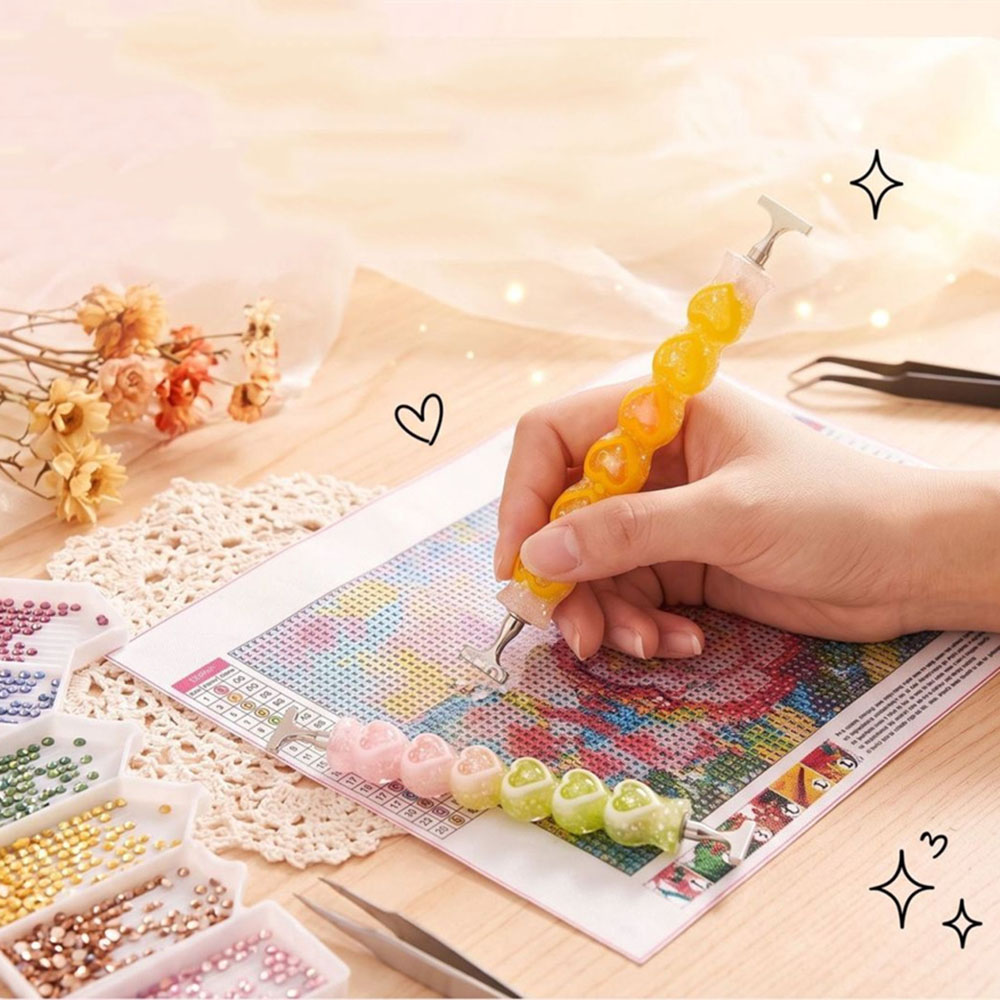 Nova Caneta de Pintura de Diam - Resin Art Heart avaliação e preço