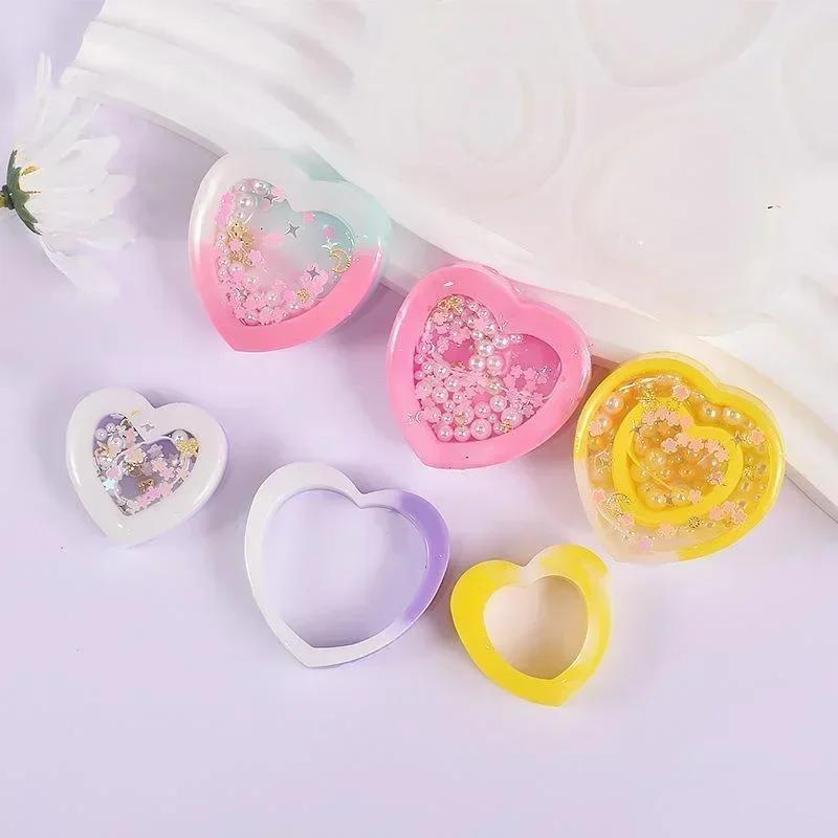 Molde de silicone agitador de  - Resin Art Heart avaliação e preço