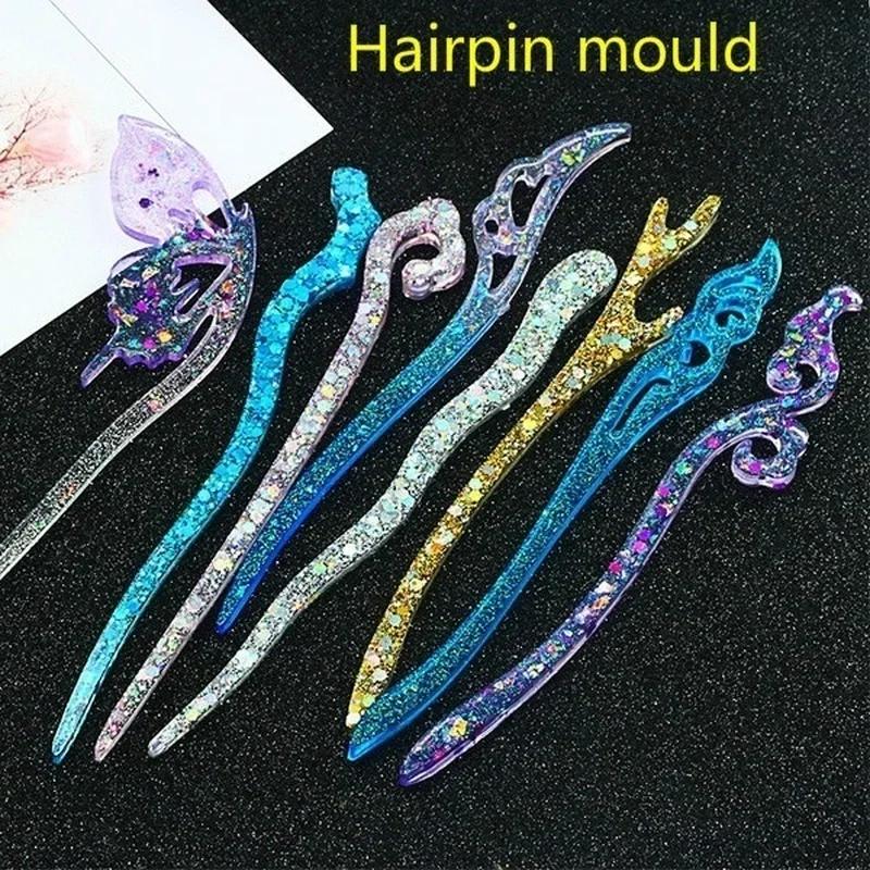 Novo transparente hairpin sili - Resin Art Supplies avaliação e preço