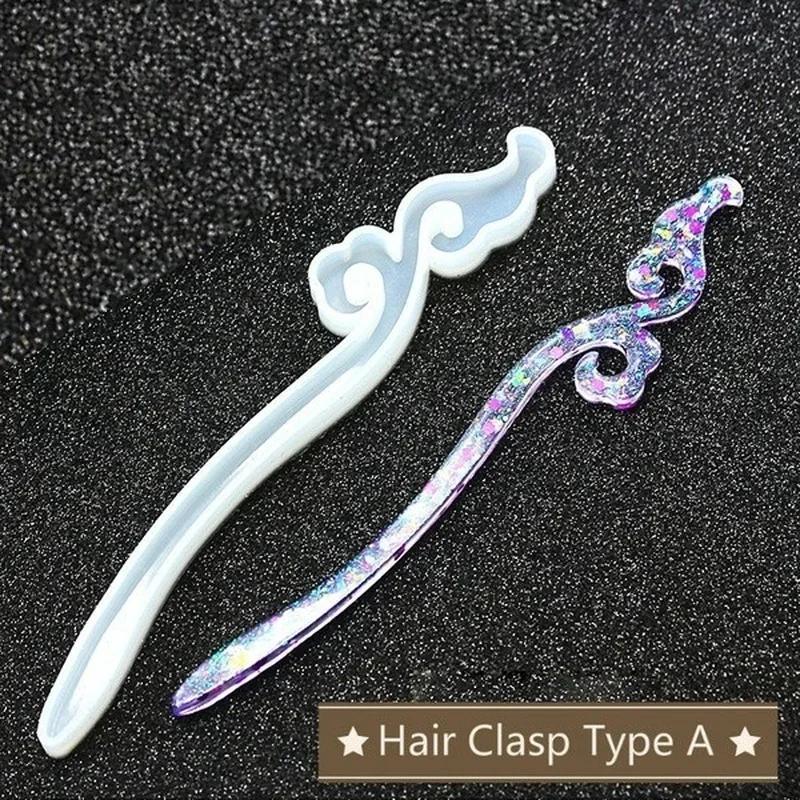 Novo transparente hairpin sili - Resin Art Supplies avaliação e preço