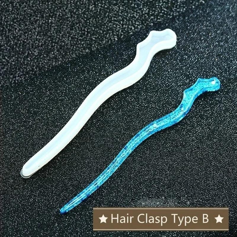 Novo transparente hairpin sili - Resin Art Supplies avaliação e preço