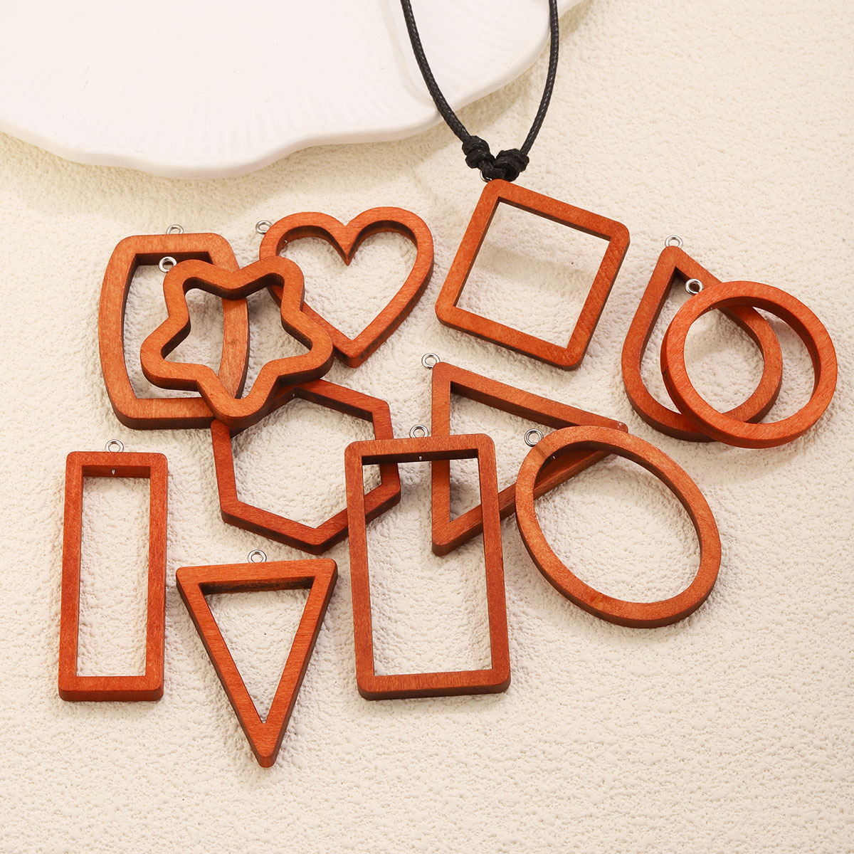 10 Peças de Pingentes Geométri - Resin Art Jewellery Kit avaliação e preço